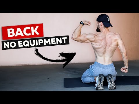BACK WORKOUT AT HOME (No Iron)