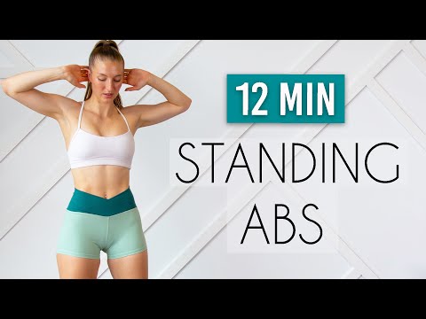 STANDING ABS Workout (No Equipment)