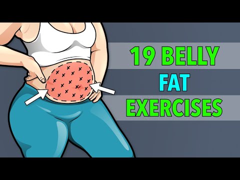 19 EASY EXERCISES TO LOSE BELLY FAT FAST [HOME-WORKOUT]