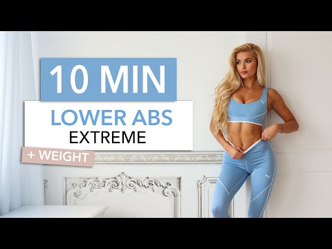 LOWER ABS EXTREME - with weight or DIY ankle weight
