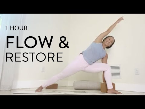 Flow and Restore- 1 Hour Yoga