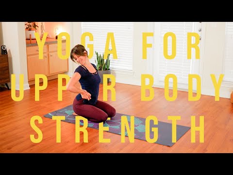 POWER YOGA - Yoga Workout for Shoulders, Arms, Chest, & Upper Back Strength