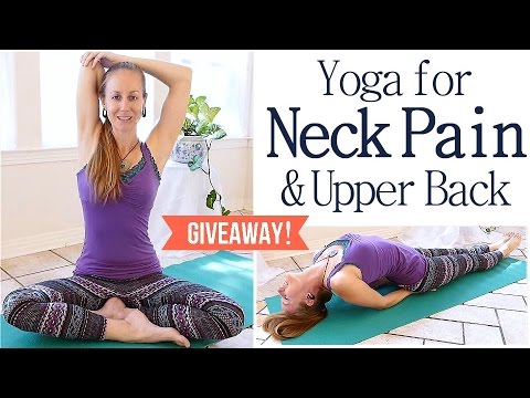 Easy Neck & Back Pain Stretches & Exercises, Beginners Yoga Routine, Part 3
