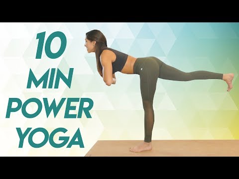 Power Yoga for Inner Thighs & Glutes | Strength, Balance, Hip Mobility, Workout w. Myra