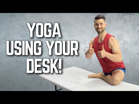 Get Rid of Back Pain At Work! Yoga Stretches You Can Do At Your Desk.