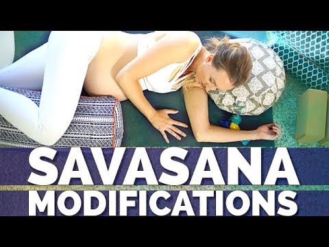 How to Do Savasana During Pregnancy | Prenatal Yoga Modifications