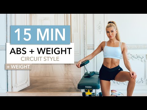 ABS + WEIGHT, Circuit Style, Weight Lifting inspired, for extra strong abs