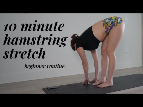 Improve your Hamstring Flexibility in 10 minutes! Beginner routine
