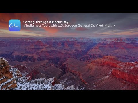 Calm | Mindfulness Tools with U.S. Surgeon General Dr. Vivek Murthy - Getting Through A Hectic Day