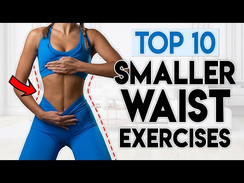 TOP 10 SMALLER WAIST EXERCISES (10 day results) | 5 min Workout