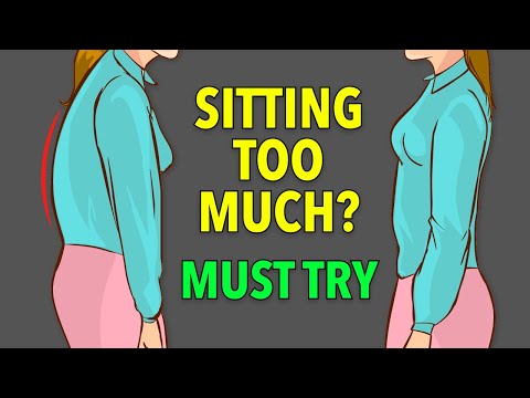 SITTING TOO MUCH? FIX YOUR POSTURE – ROUND BACK EXERCISE ROUTINE