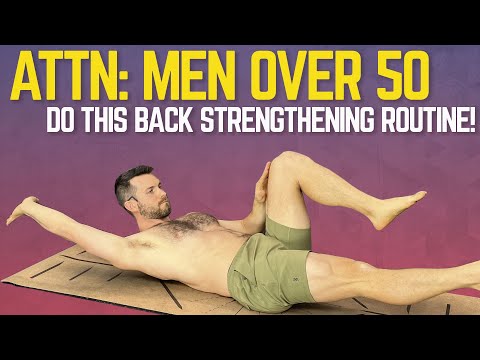 Best Back Exercises for Men Over 50 | Strengthen Your Back | Beginner Friendly