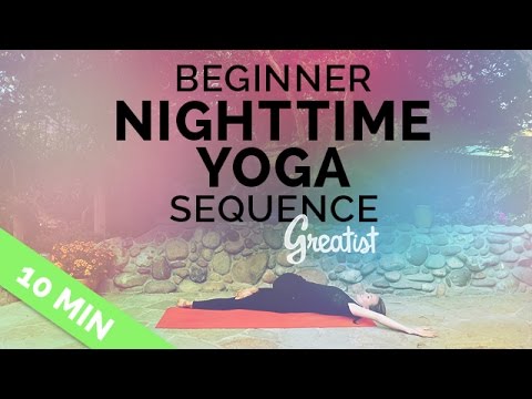 Beginner Bedtime Yoga Sequence | Greatist Yoga | Nighttime Yoga for Beginners