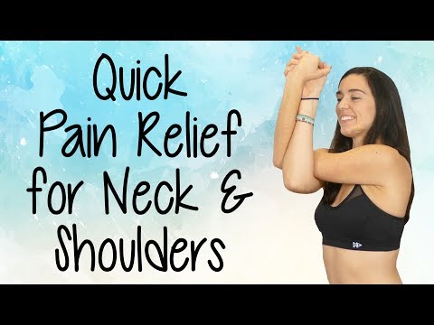 Relief for Tense Neck & Shoulders, Quick Yoga Stretch for Stress & Pain Relief with Julia Marie