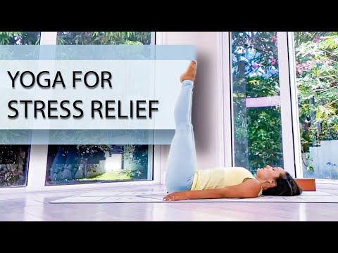 Calming Yoga for Stress Relief, Deep Stretching and Relaxation