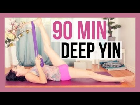 Yin Yoga Full Class - Deep Stretches & Long Holds