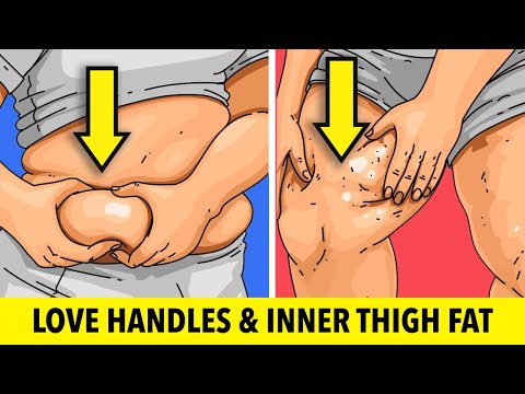 10 EFFECTIVE EXERCISES: LOSE INNER THIGH FAT & LOVE HANDLES