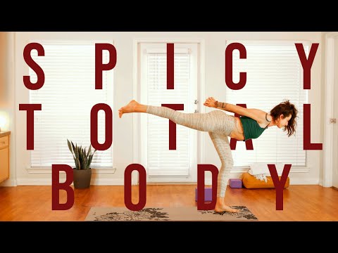 Total Body Yoga - SPICY - Deep Yoga Stretch Routine for Energy, Strength, & Flexibility