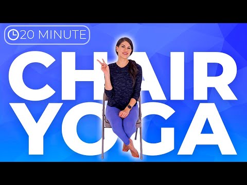 CHAIR Yoga for Beginners, Seniors & Desk Workers | Full Body Stretch