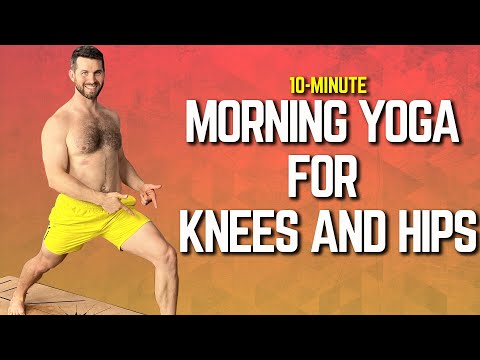 Morning Yoga For Knees and Hips | Routine to Relieve Knee & Hip Stiffness