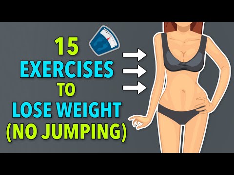 15 BEST EXERCISES (NO JUMPING) TO LOSE WEIGHT AT HOME