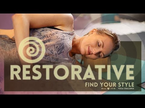 Restorative Yoga: Deep Relaxation | Great for Beginners - Full Class