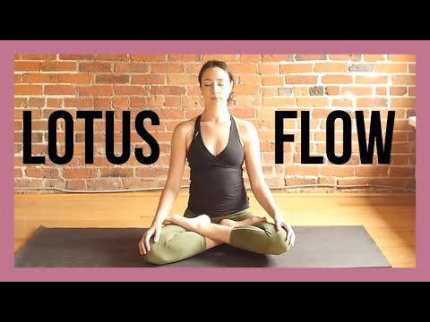 Lotus Pose Yoga Flow - Deep Hip Opening Vinyasa Yoga