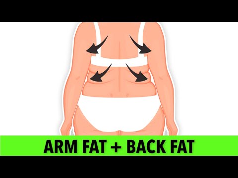 LOSE ARM FAT + BACK FAT: NO PUSH-UP, NO JUMPING EXERCISES