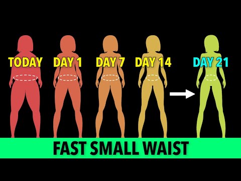 GET SMALL WAIST ABS IN 3 WEEKS BY DOING THIS