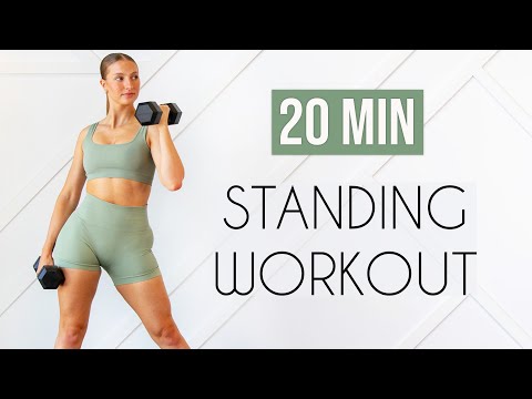 FULL BODY STRENGTH & CARDIO - All Standing, No Jumping, Home Workout