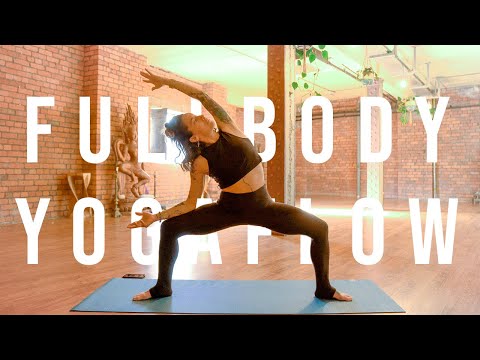 FULL BODY YOGA - Fiery, Juicy, Intense At Home Power Yoga Stretch Workout