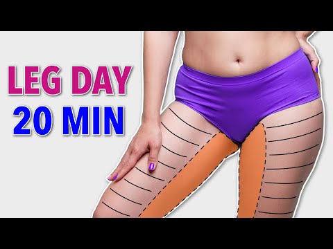 LEG WORKOUT TO RESHAPE YOUR THIGHS AND CALVES
