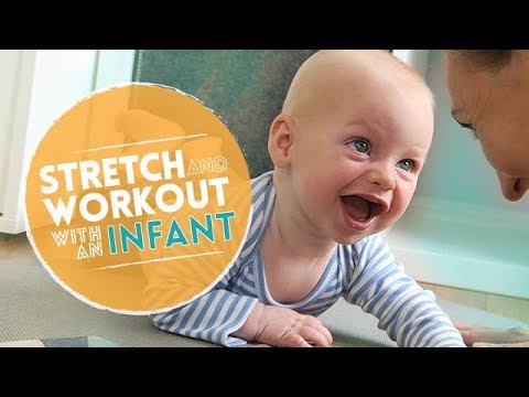 Mommy and Me Yoga: Workout and Stretch with an Infant | Exercise Routine with Baby