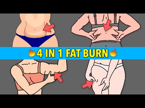 BELLY + BACK + ARMS + HIPS: 4X1 WORKOUT FOR STUBBORN FAT