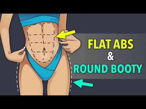 FLAT ABS & ROUND BOOTY WORKOUT – PILATES INSPIRED ROUTINE