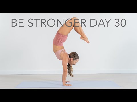 Scorpion Handstand Practice and Drills - Be Stronger Yoga Challenge Day 30 - One Hour of Work!