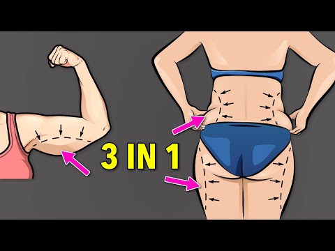 3 IN 1 SIDE FAT WORKOUT: LOVE HANDLES + ARM FAT + SADDLEBAGS