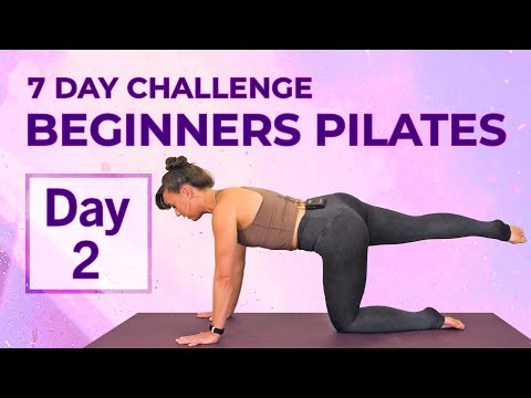 Beginners Pilates! Burn Calories, Toned Muscles, Full Body Workout | Day 2 with Kait Coats