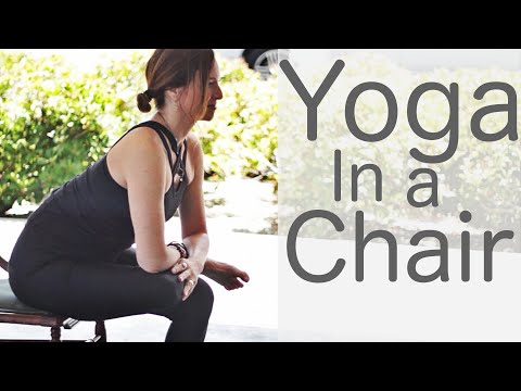 Yoga For Beginners At Home (Yoga in a Chair)