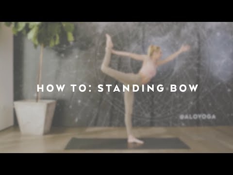 How To: Standing Bow Pose with Caitlin Turner