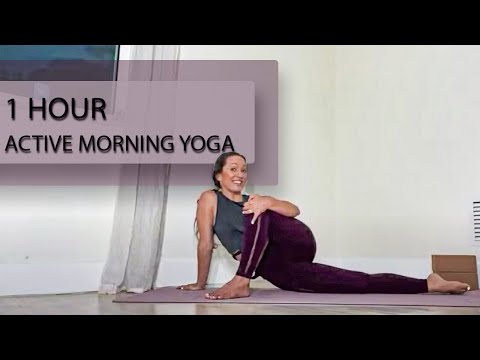 One Hour Active Morning Yoga for Strength and Flexibility