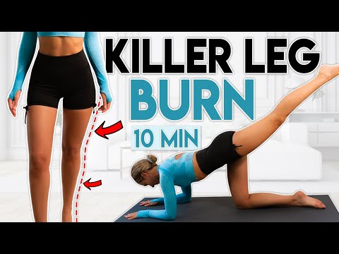 KILLER LEG BURN | Lean Strong Legs w. Dumbbells