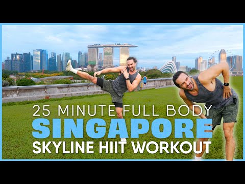 WHAT A VIEW!! Singapore Skyline HIIT Workout