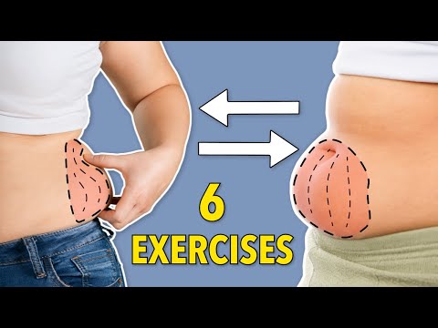 6 BEST EXERCISES TO GET RID OF LOVE HANDLES AND LOWER BELLY FAT
