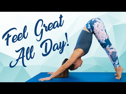 Morning Yoga Flow to Energize Your Day, Relieve Pain & Boost Flexibility