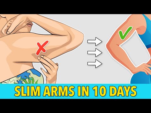 SLIM ARMS IN 10 DAYS – EASY FAT BURNING EXERCISES AT HOME